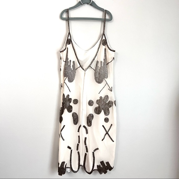Creative Creations Bonwit Teller silk beaded slip dress - Picture 8 of 16